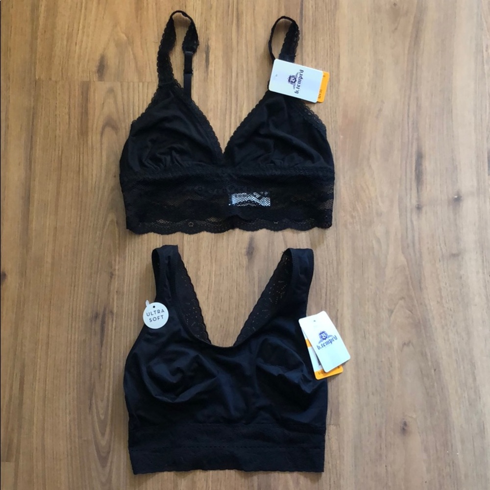 NWT b.tempted bralettes